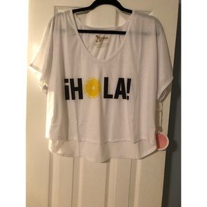 Show me your mumu crop t-shirt🍋🍋